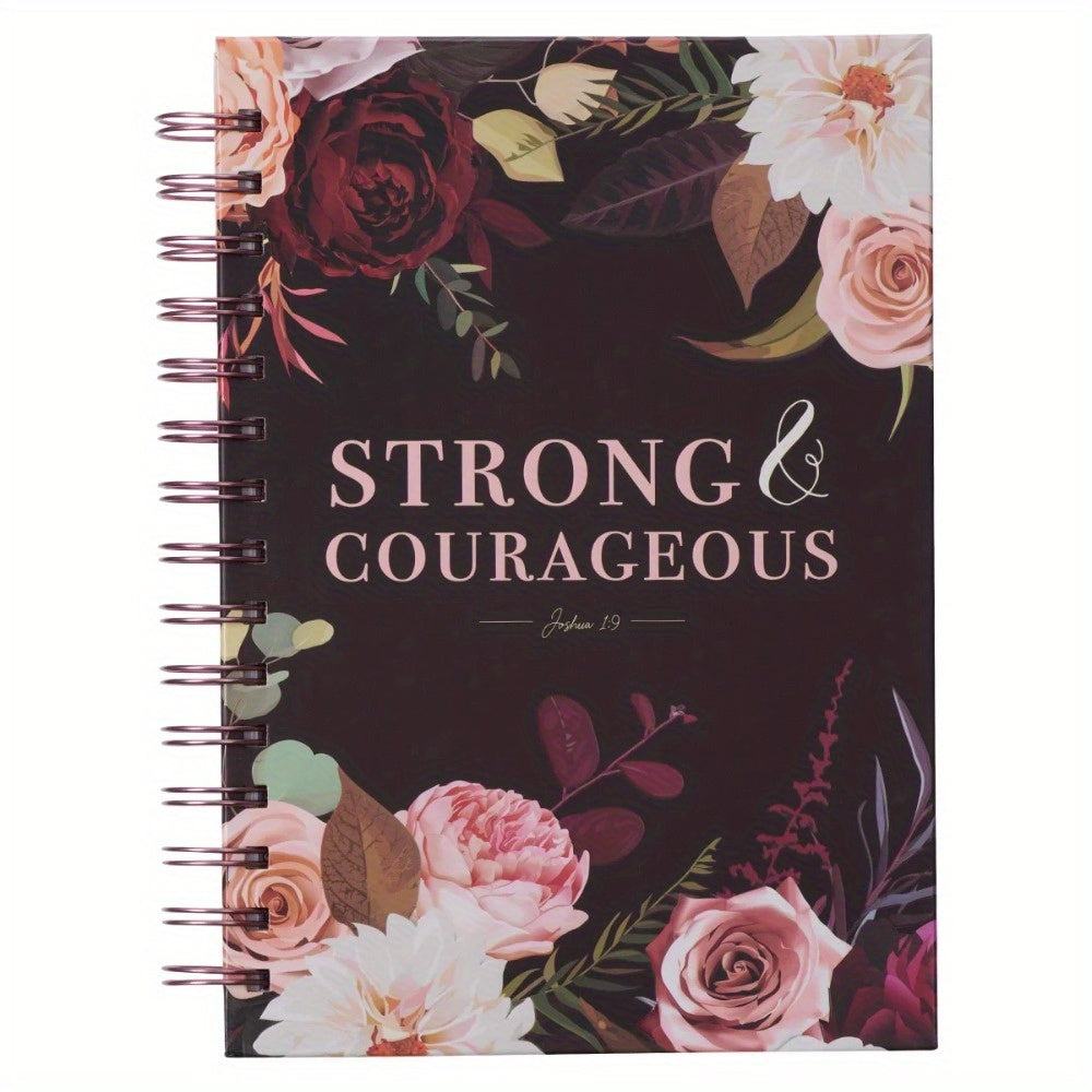 Strong & Courageous" Inspirational Journal