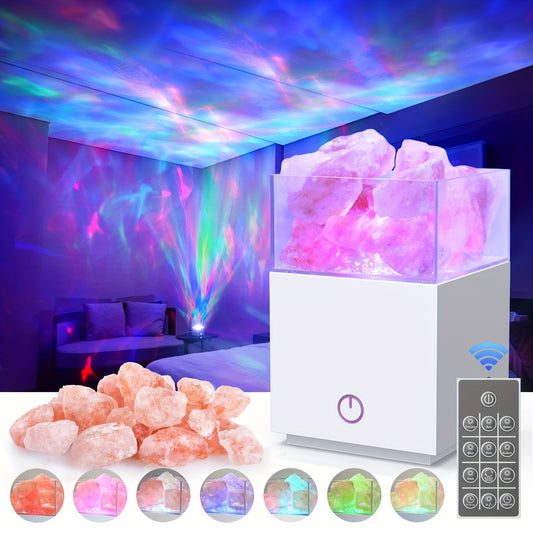 Galaxy Star Projector Himalayan Salt Lamp