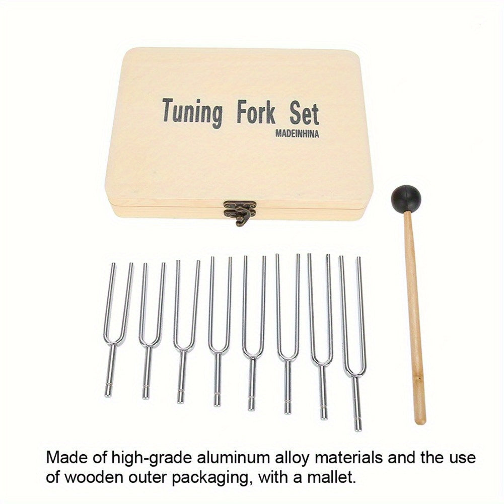 Steel Tuning Fork Set - Chakra Sound Healing