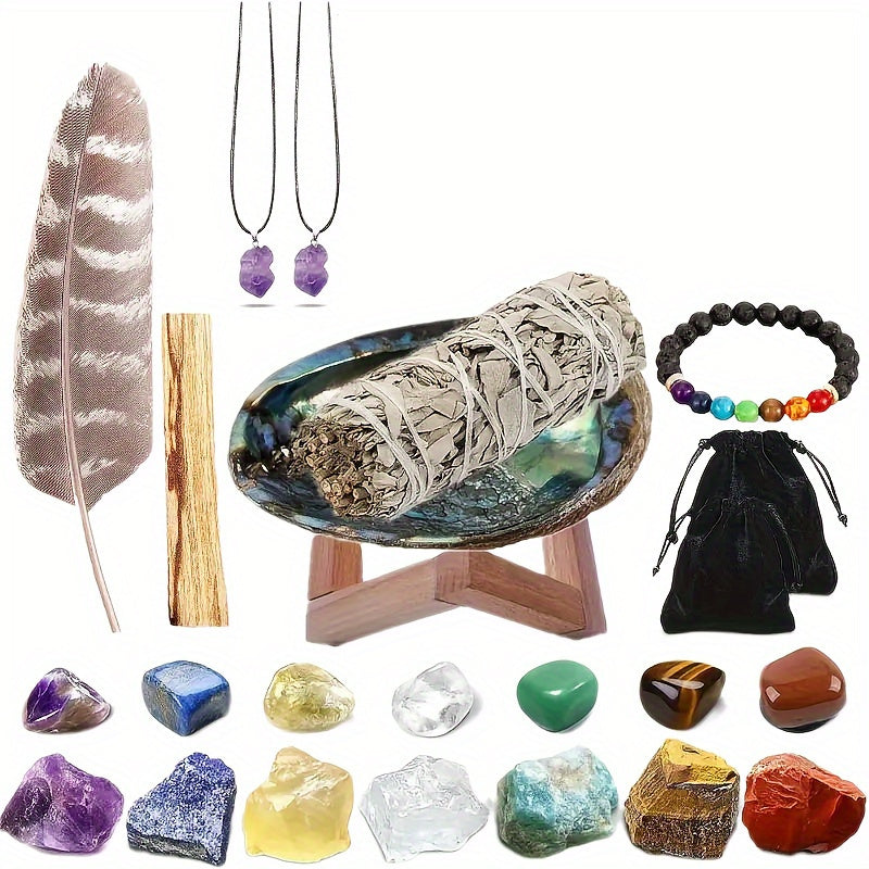 Beautiful Chakra Energy Healing Reiki Set