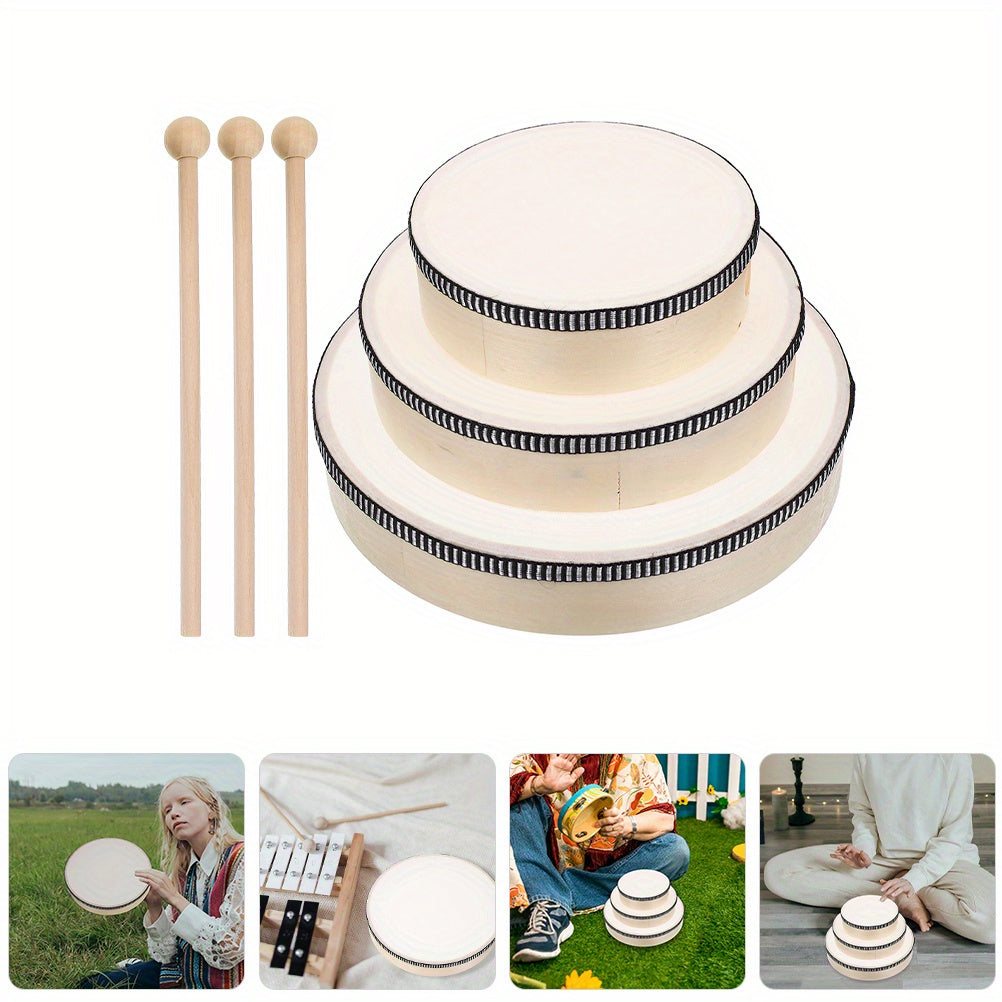 3pcs Hand Drum Set - Sound Healing