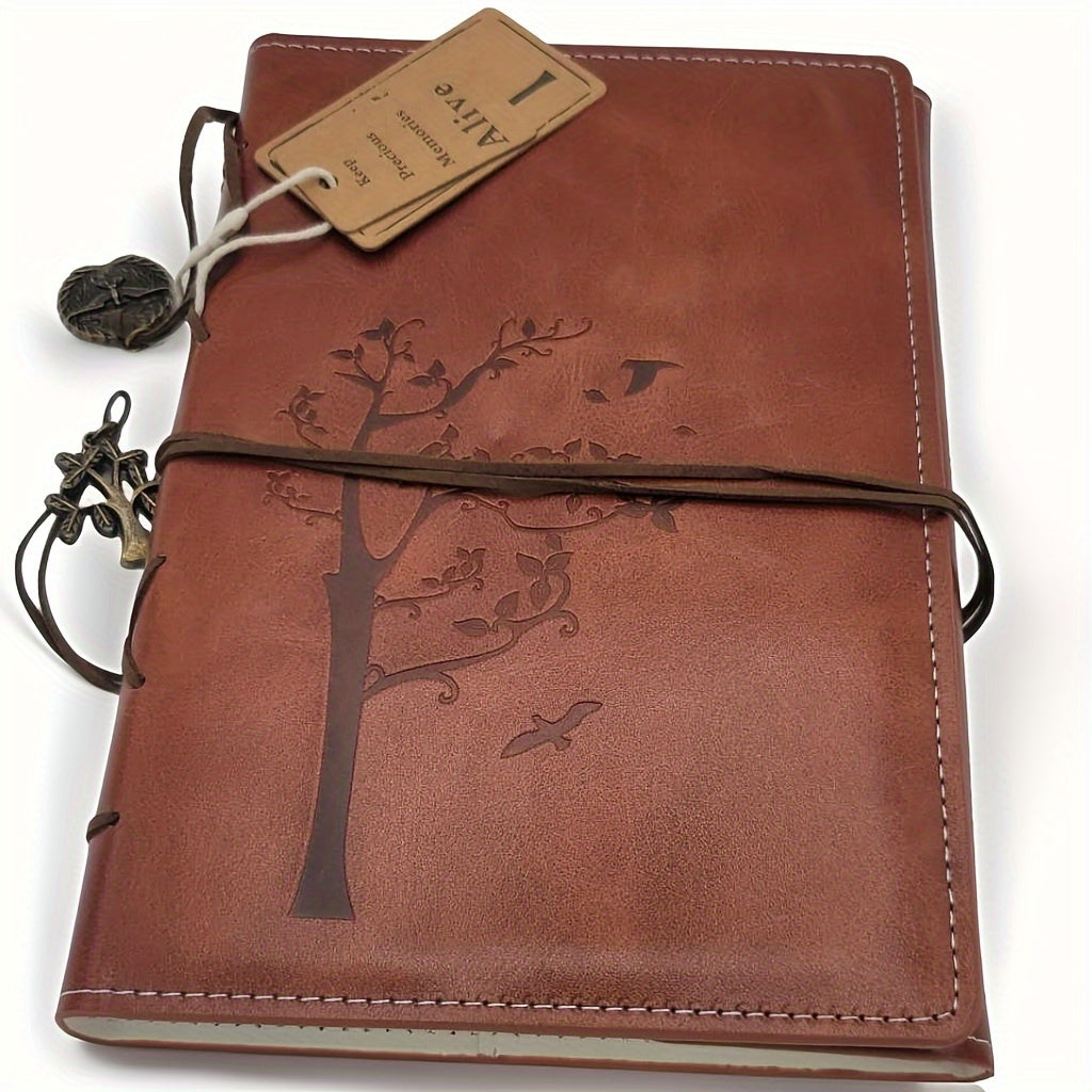 Faux Leather Lined Journal