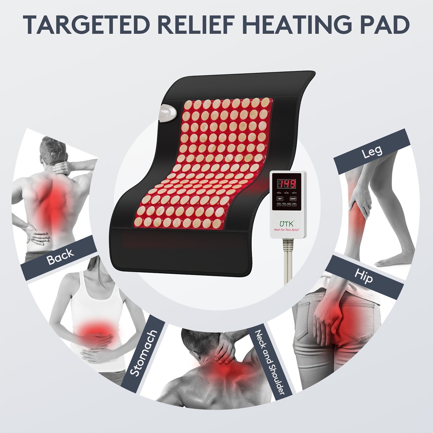 Far Infrared Jade Heating Pad For Pain