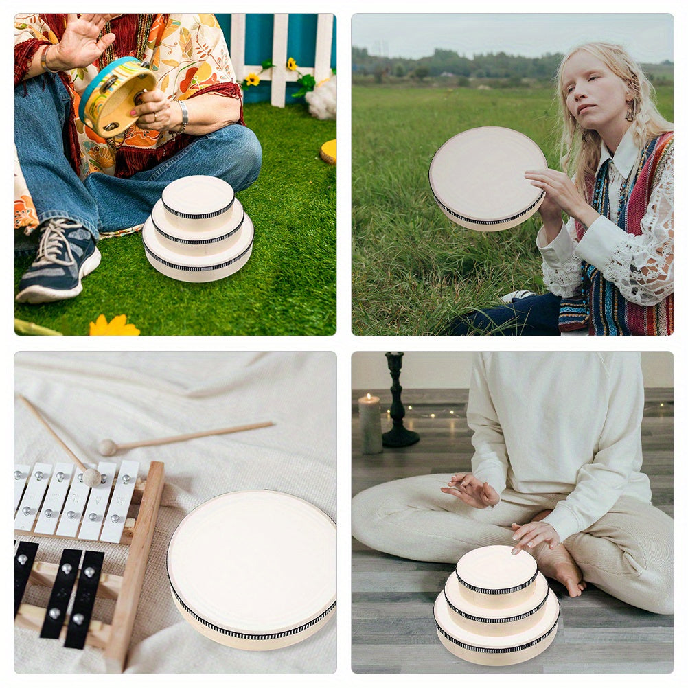 3pcs Hand Drum Set - Sound Healing