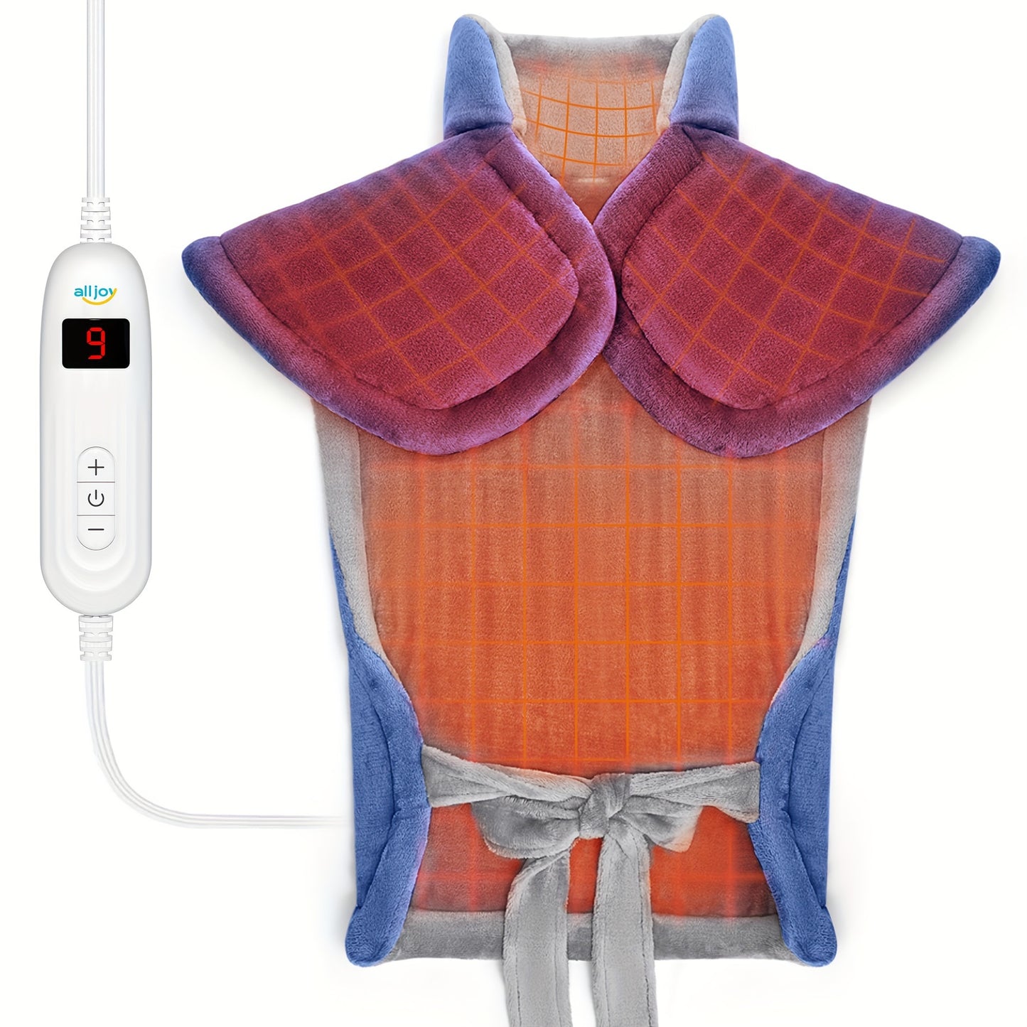 Large Weighted Heating Pad For Back, Neck & Shoulders