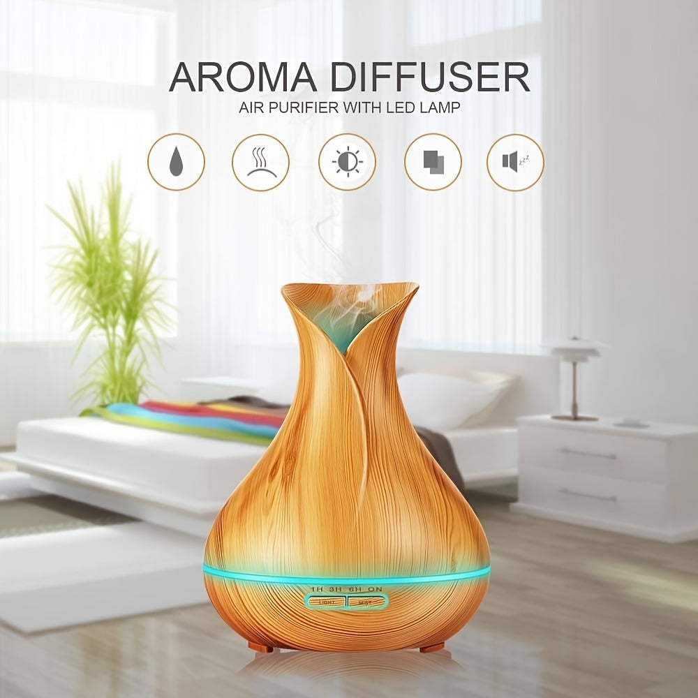 Large Essential Oil Diffuser w/ 10 Essential Oils Set