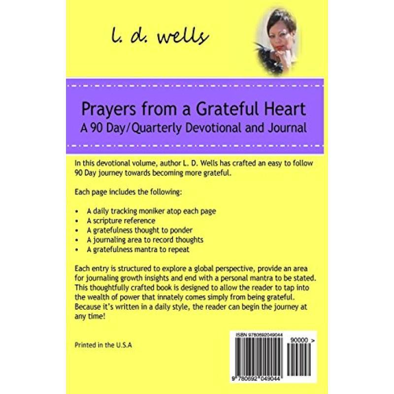 Prayers from a Grateful Heart: 90-Day Devotional Journal