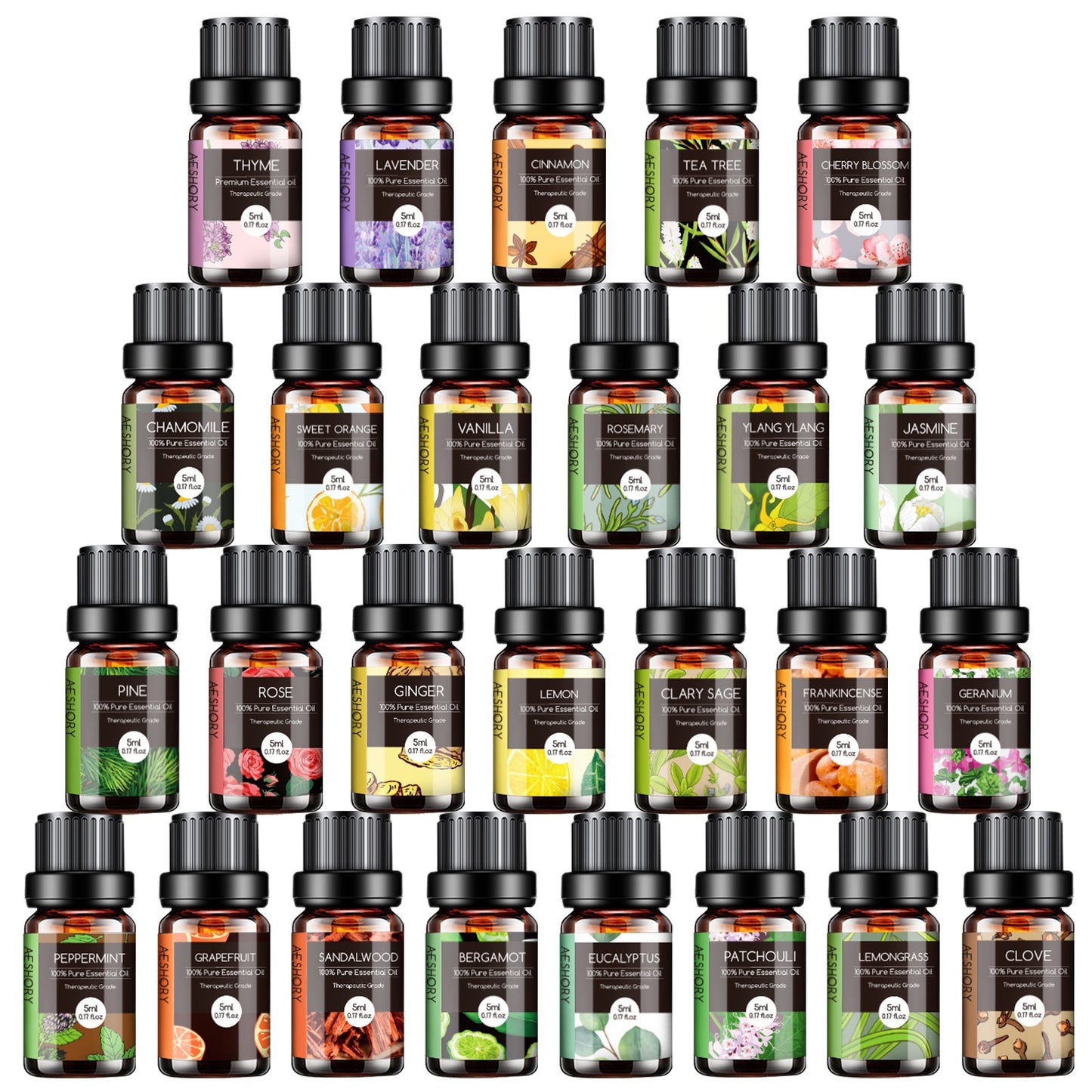 26 Pcs Essential Oils Set