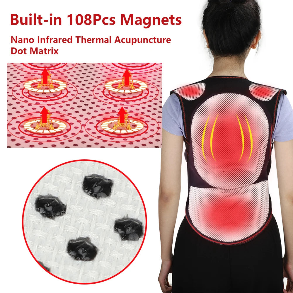 Magnetic Therapy Heating Shoulder Wrap Back Posture Corrector