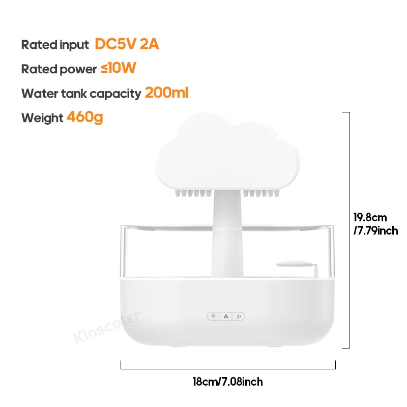 200ml Cloud Air Humidifier Oil Diffuser