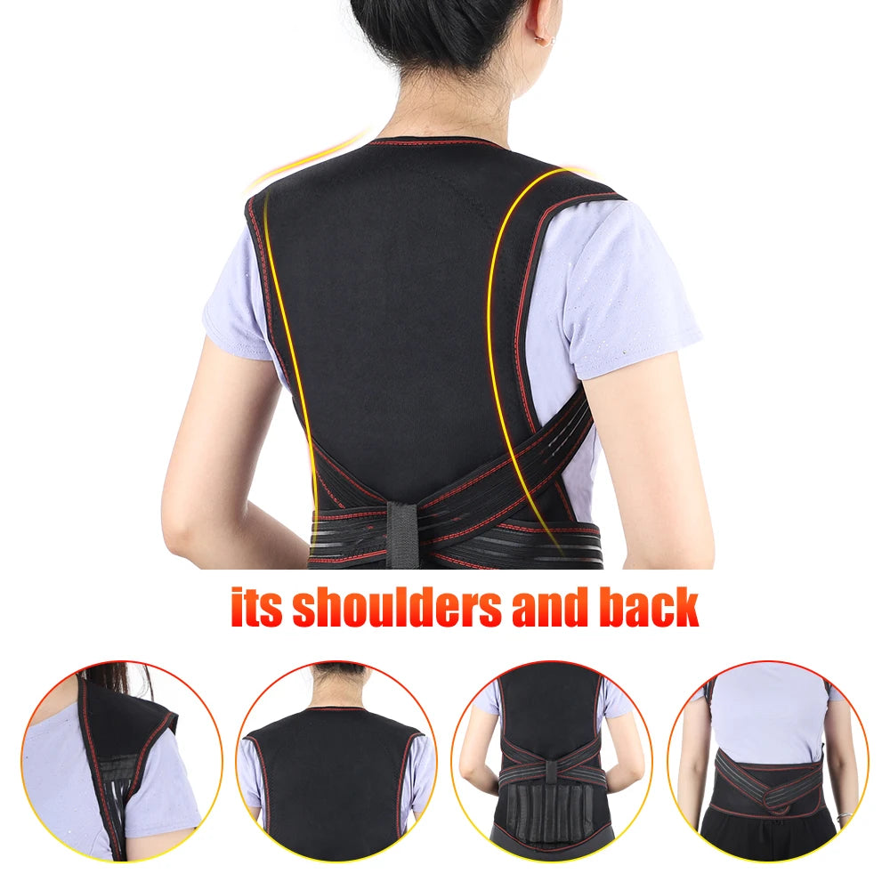 Magnetic Therapy Heating Shoulder Wrap Back Posture Corrector