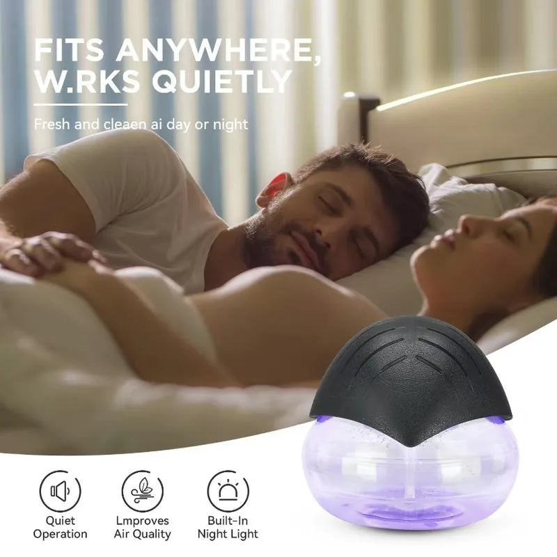 Air Purifier Essential Oil Diffuser W/ Oils & LEDs