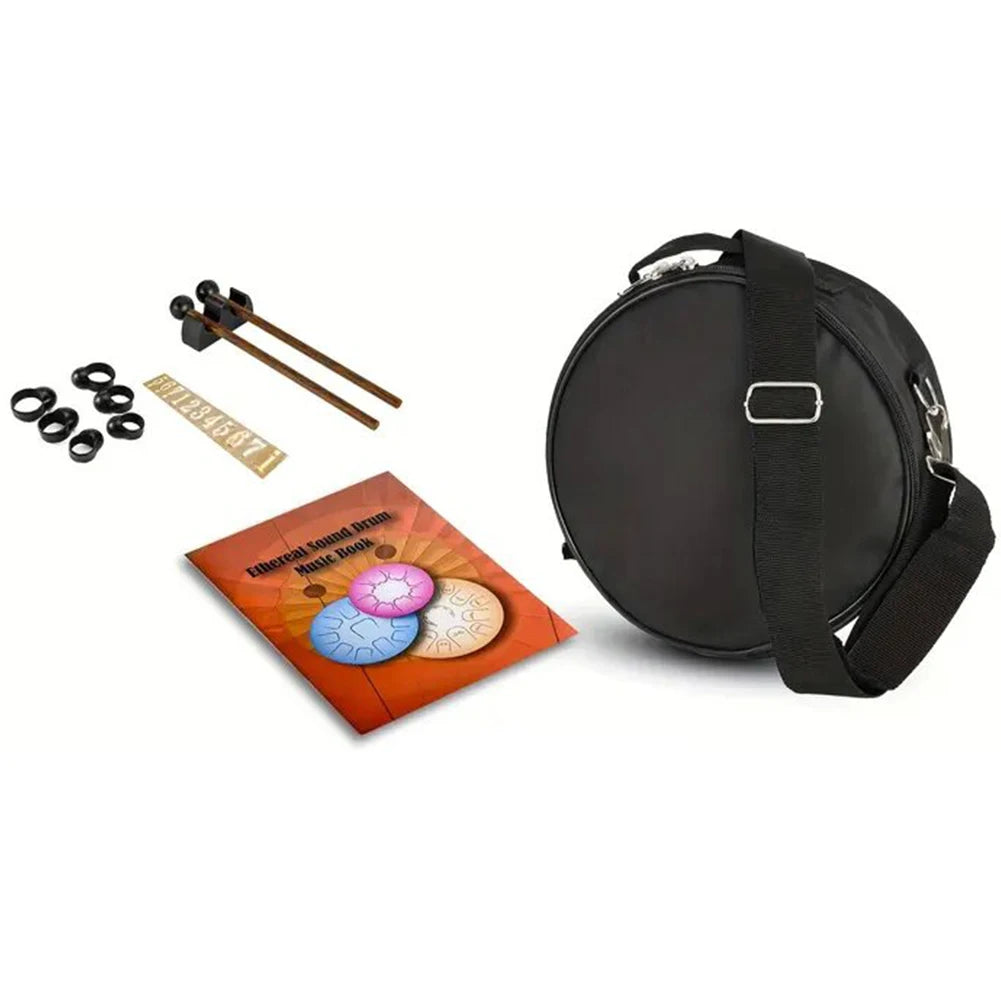 12in 15 notes Ethereal Hand Drum  w/ Handbag & Drumsticks