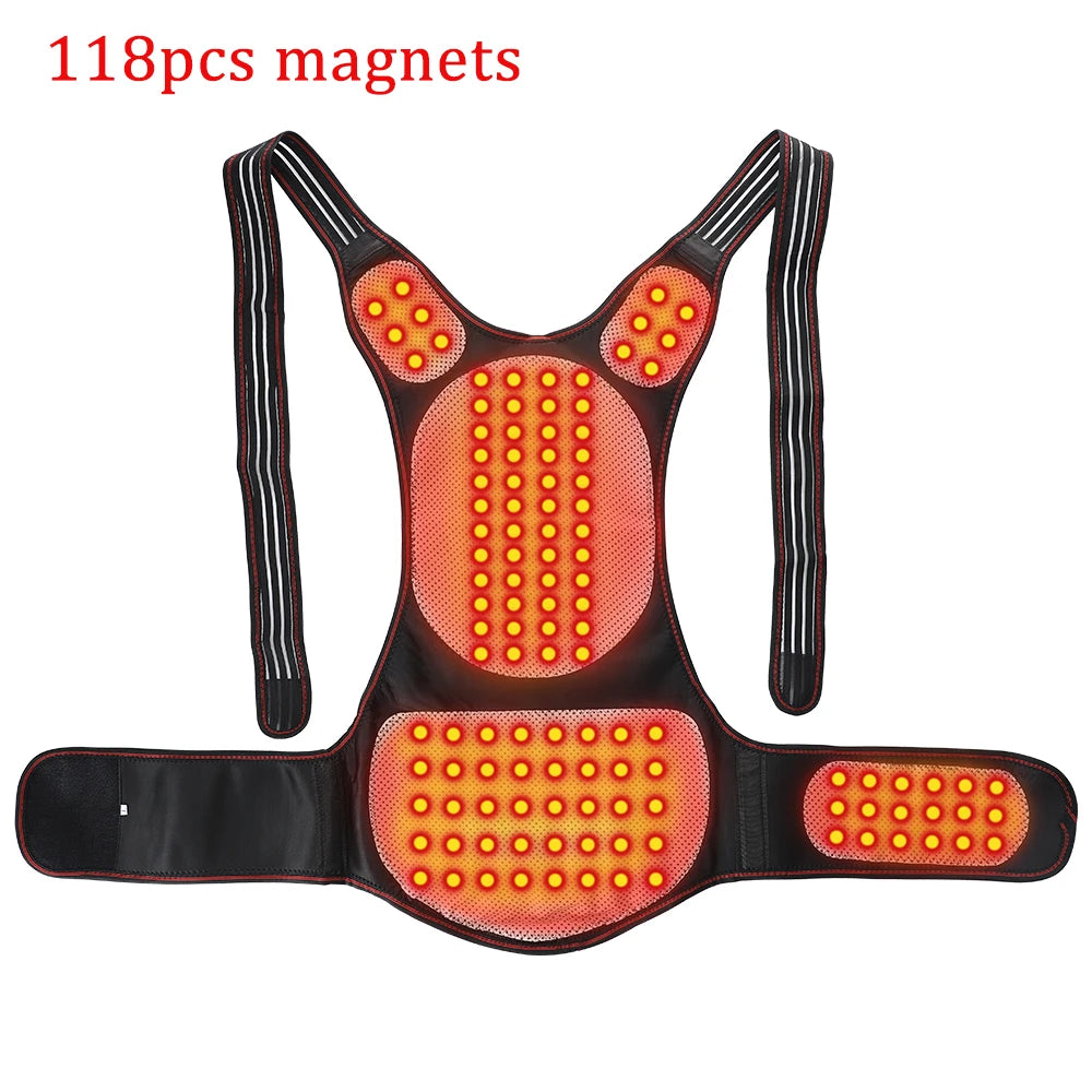 Magnetic Therapy Heating Shoulder Wrap Back Posture Corrector