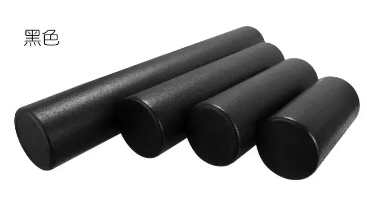 30/45/60CM Black Pilates Yoga Foam Roller