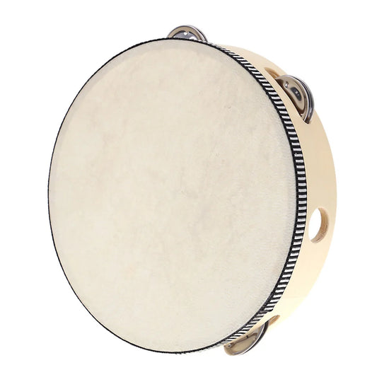 8in Handheld Tambourine - Sound Healing Instrument