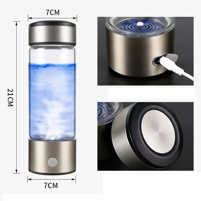 420ml Portable Rechargeable Water Ionizer Bottle