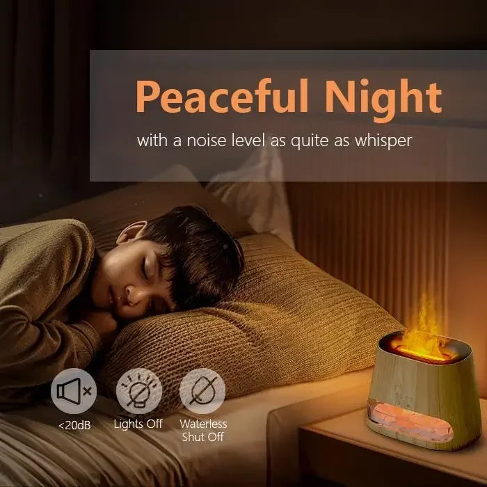 Air Purifier & Humidifier - Oil Diffuser & Salt Lamp