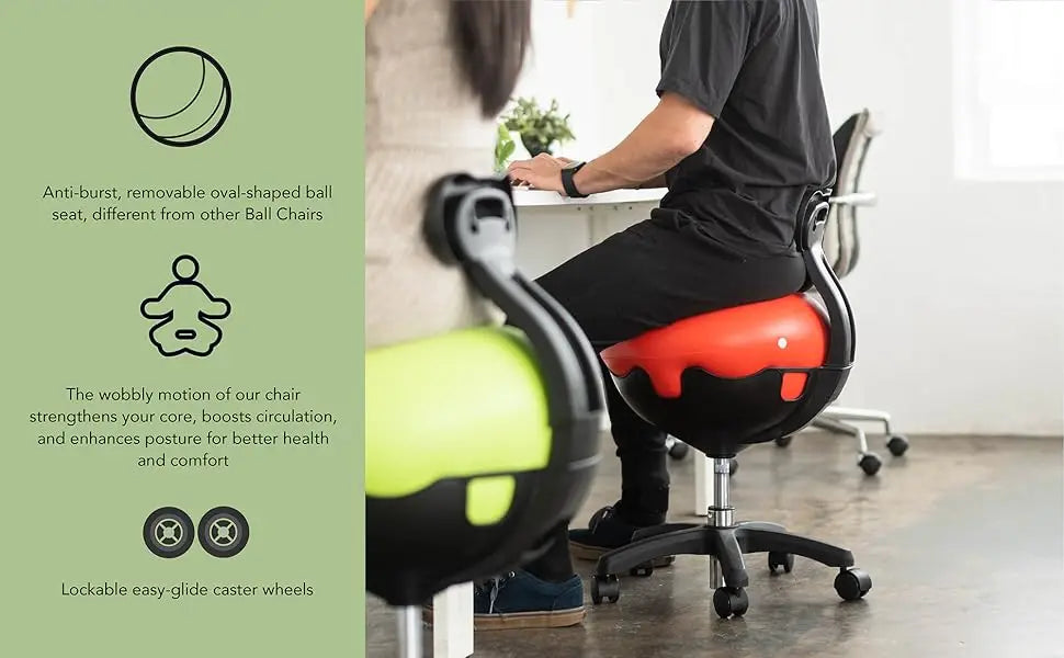 Adjustable Yoga Ball Chair for Office