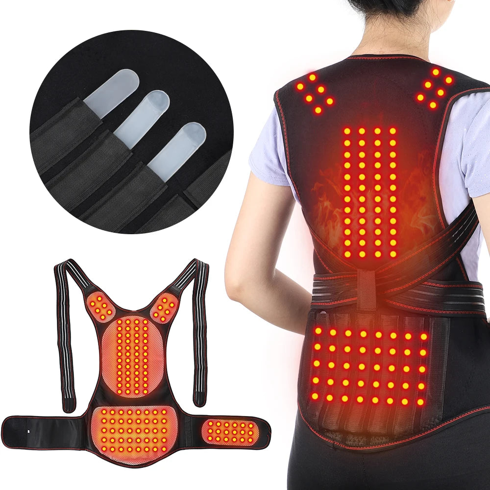 Magnetic Therapy Heating Shoulder Wrap Back Posture Corrector