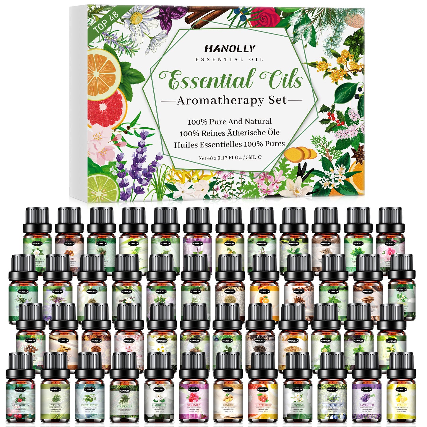 48 X 5ML Essential Oils Set