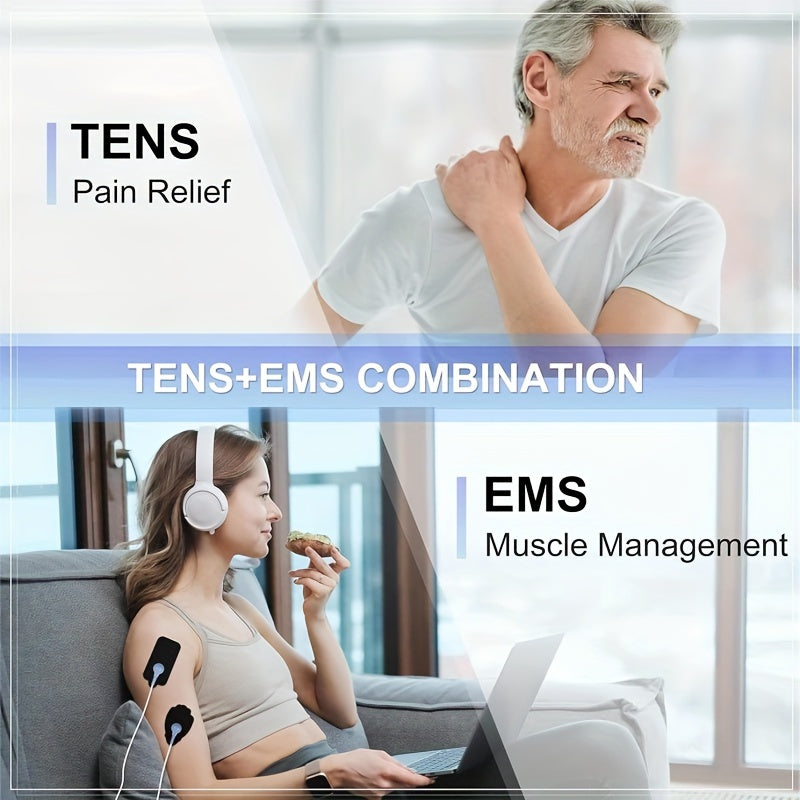 Four-Channel Low-Frequency TENS EMS Physical Therapy Device