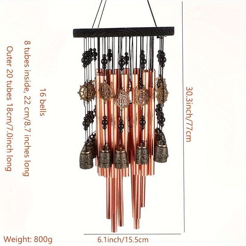 Super Large 28 Tube Antique Wind Chime